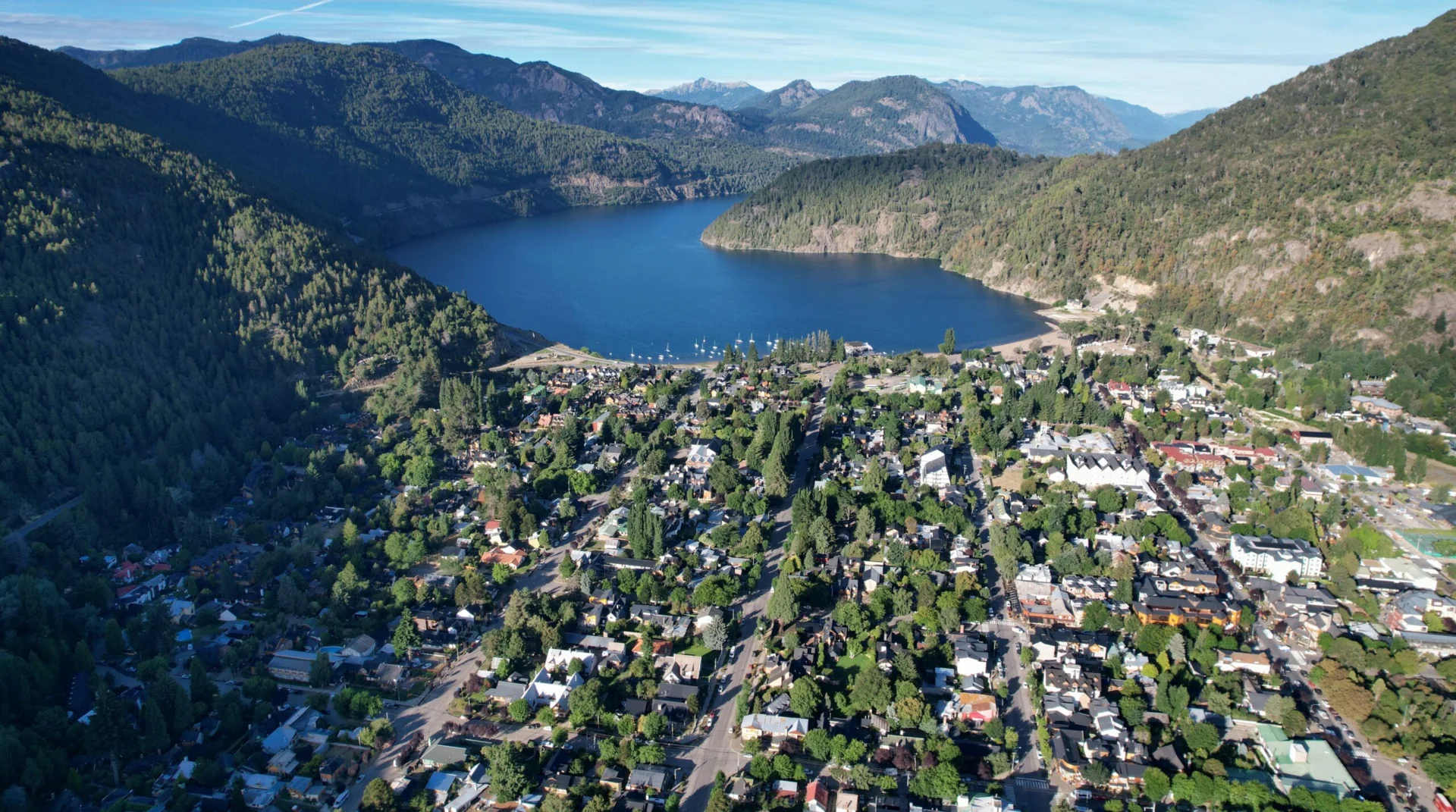 El pueblo desde el aire