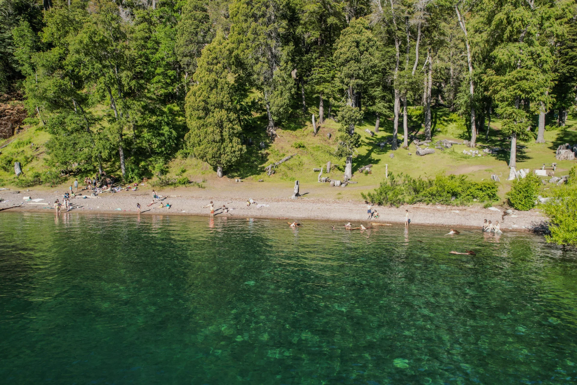 Playa del lago