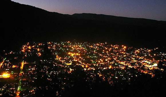 Vista nocturna San Martín