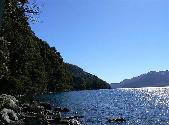Lago Tromen y Volcán Lanín